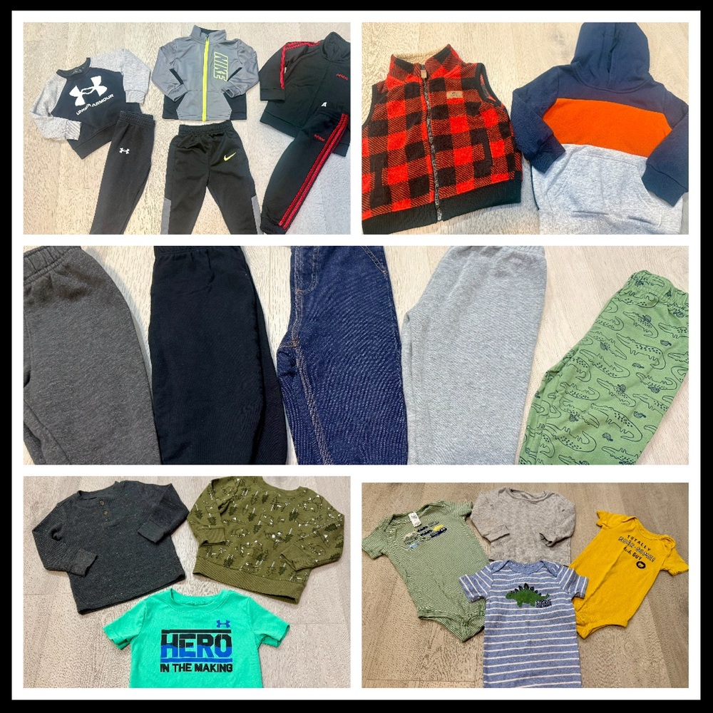 18 month 25 piece boys bundle! Gently loved